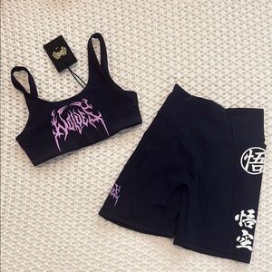 Darc Sport SHE Soto Energy Bra (Nightshade) and “Georgia” Energy Shorts Set